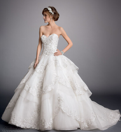 eve of milady and wedding dress