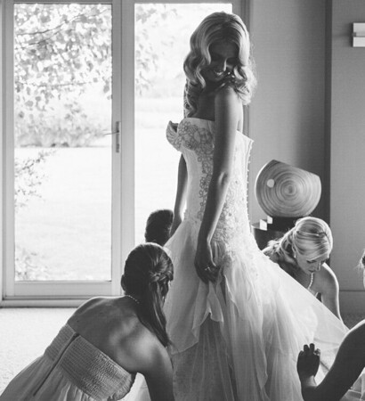 wedding day album, bride and stunning