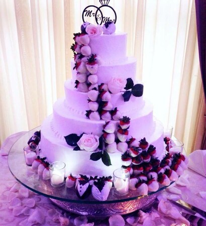 strawberries, butterflies and lavender