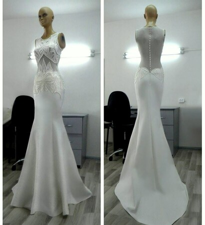 pearl, dress and georgian