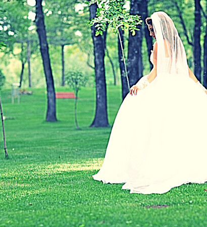 life, bride and white dress