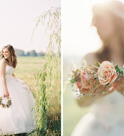fresh flowers, rustic and flower halo