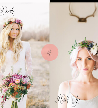 bride, greenery and rustic