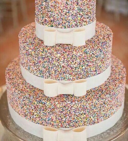yummy, cake and sprinkle