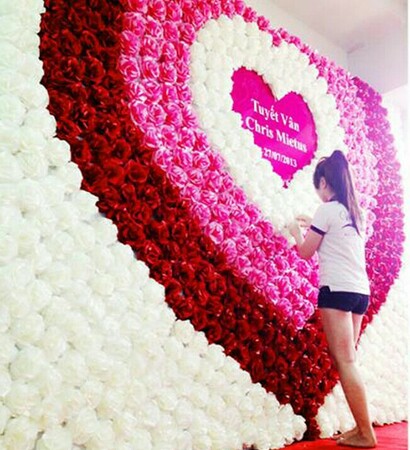 heart, backdrop and diy