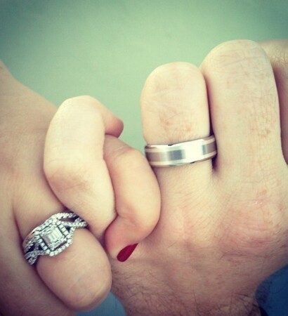 couple, rings and forever