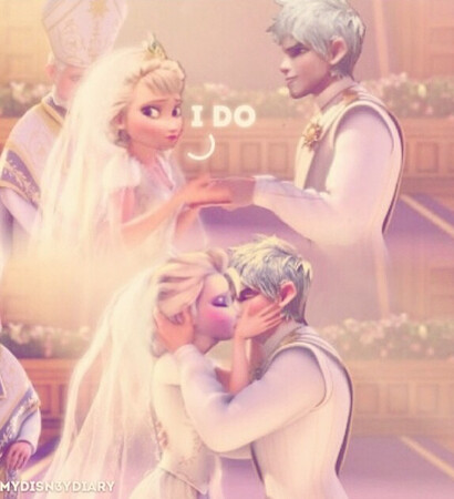jack frost, elsa frozen and jelsa jackelsa