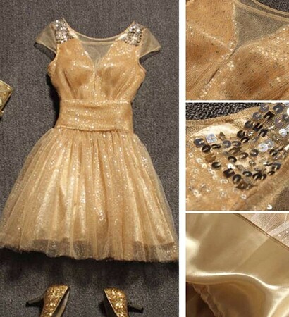 shine, model and gold