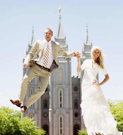 brides, mormon and Temple
