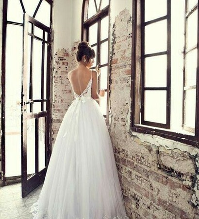 weddin dress, woman and day