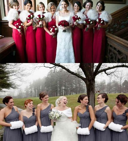 christmas wedding, shrug and 2014 winter wedding
