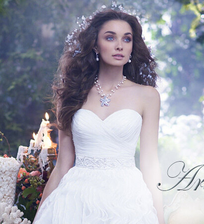 princess wedding dresses, flowers and fantasy