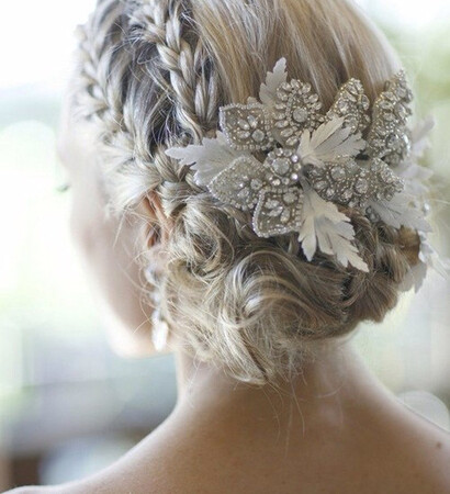 glitter, silver and flower