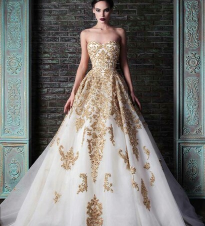 embroidery, ball gown and luxury