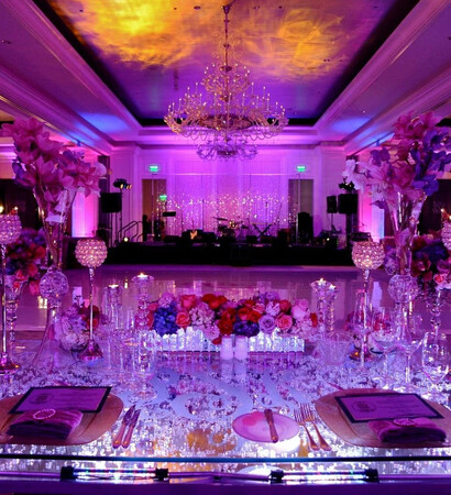 love, ball room and diamonds