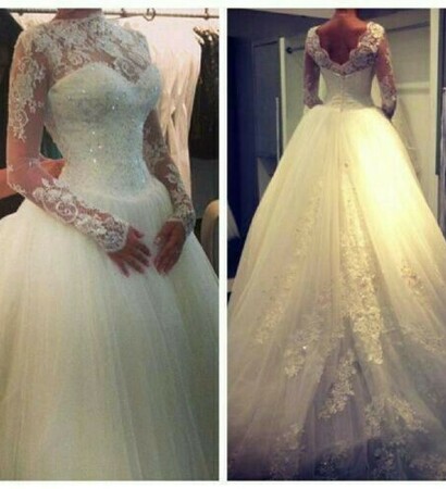 wedding dress, bride and white