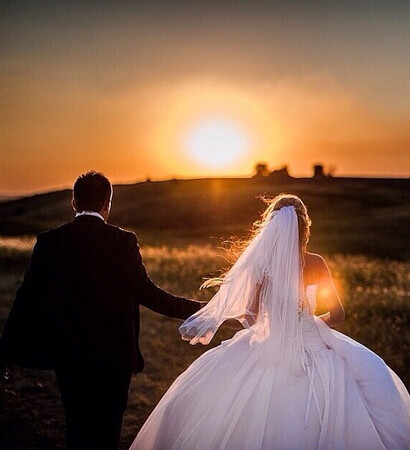couple, white dress and dress