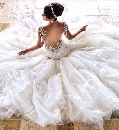 white dress, beautiful and white