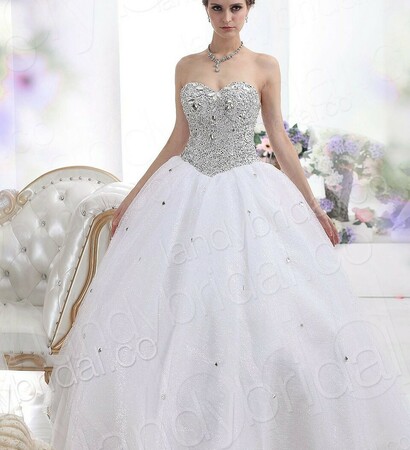 sparkly, bridal and ball gown wedding dress