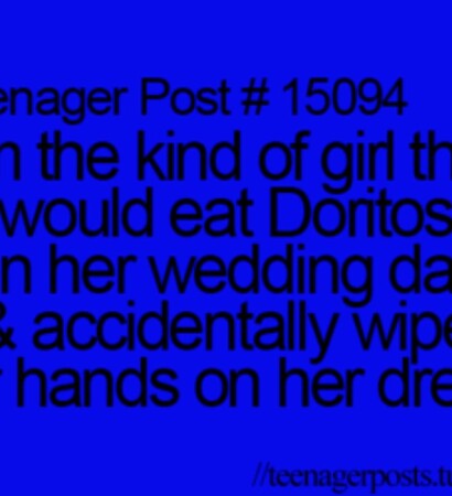 haha, me and doritos