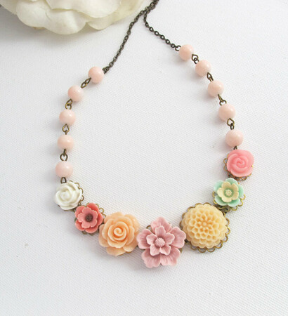 fashion, peach and girly