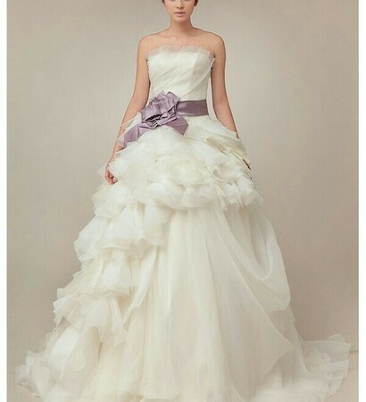 wedding dress, plain and bride