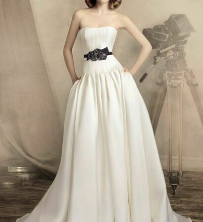 monica, wedding dress and gown