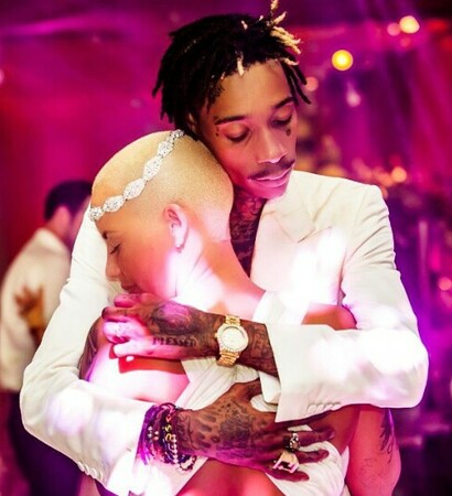 Amber Rose, wiz khalifa and dreadlocks