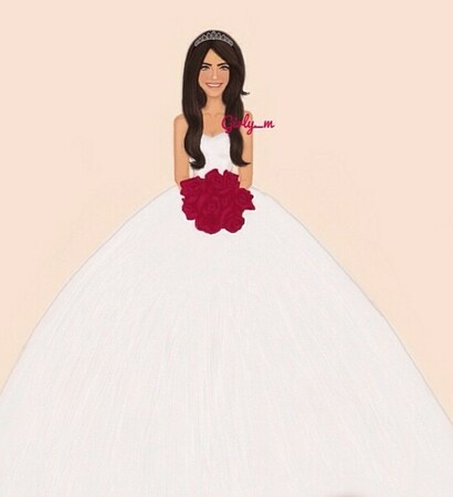 fashion, weddingdresses and drawings