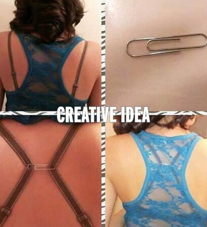 dress, bra and finally