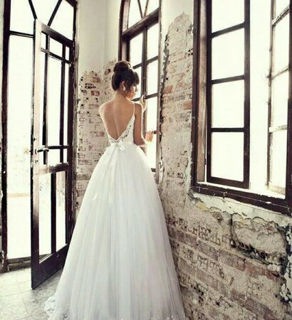robe, white and mariage