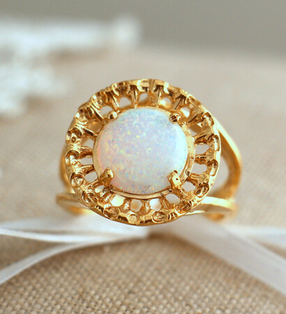 white opal, opal and jewelry