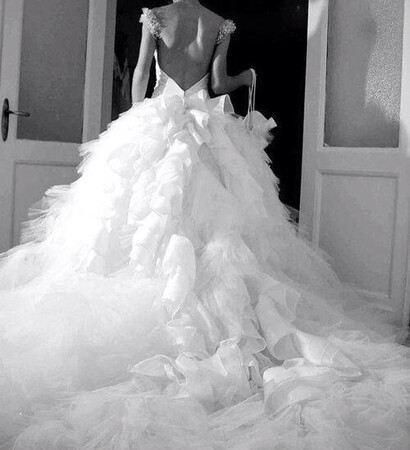 beautiful, wedding dream and frilly