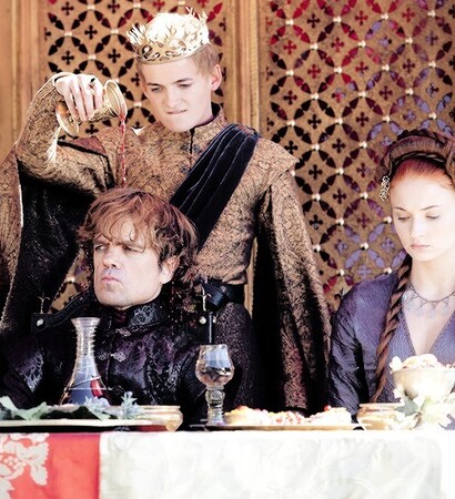 game of thrones, sansa stark and joffrey baratheon