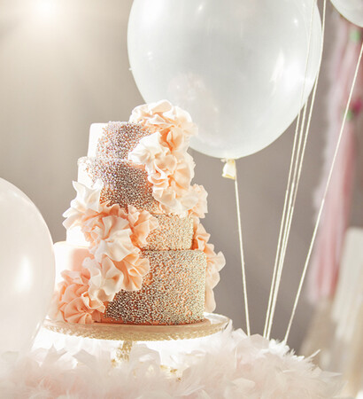 desert, peach and birthdays