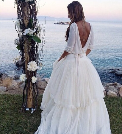 blossom, white and sea