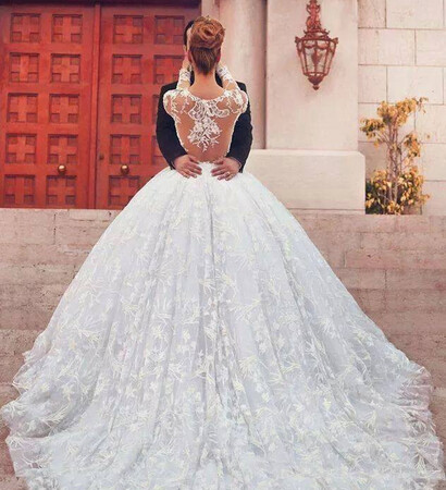 beautiful, wedding dress and dress