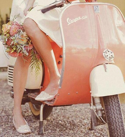 beautiful, Vespa and pretty