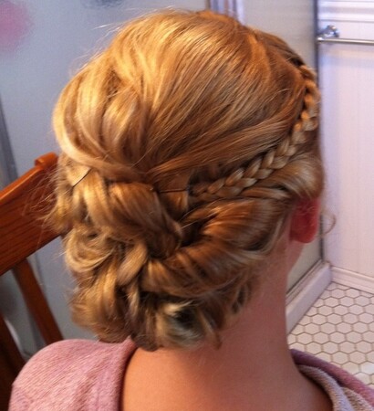 hairstyle, grad and fashion