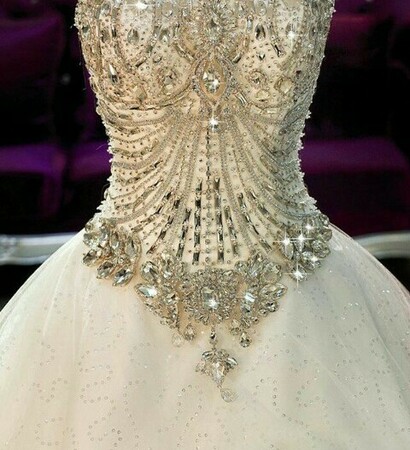 bling, vestido de novia and corset