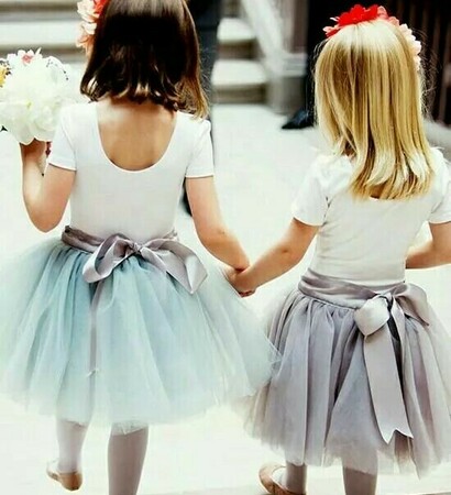 dress, party and flower girls