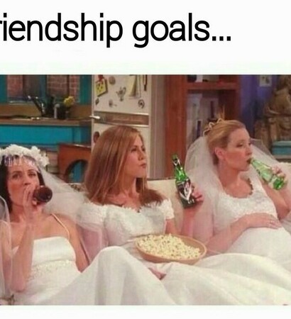 friends, brides and eat