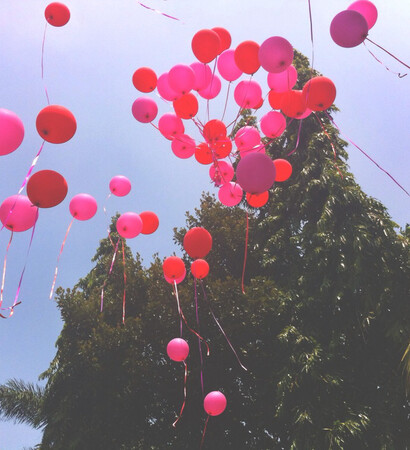 free, warmcolour and balloon