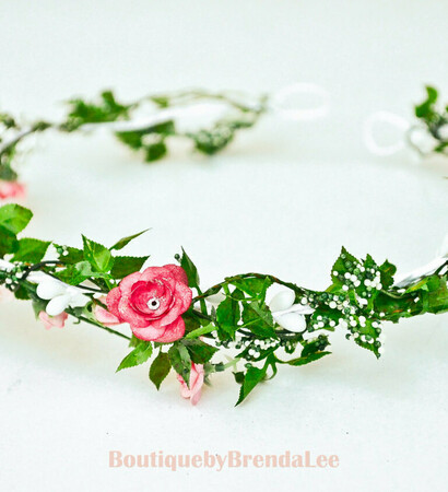 hair, crown and headband