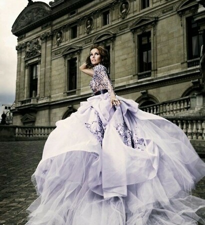 vestido, wedding dress and morado
