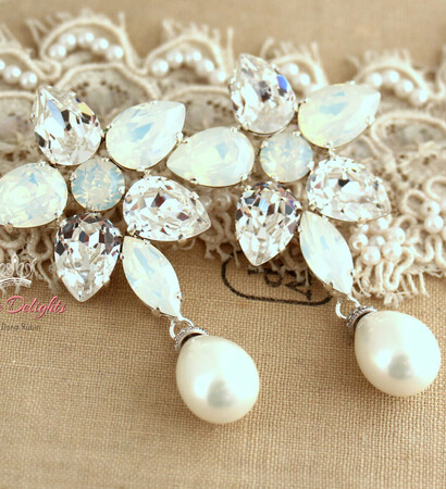 shabby chic, jewelry and white wedding