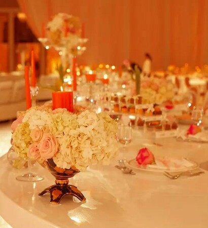 romantic, decors and flowers