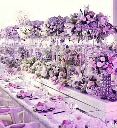 glam, flowers and bride