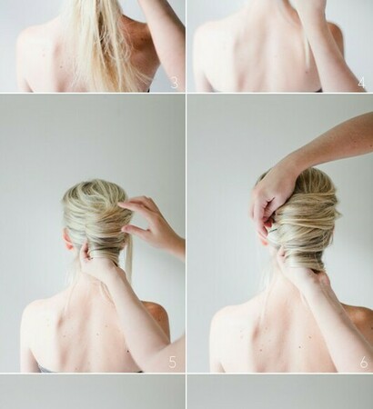 bun, lateral and hair