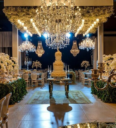 flowers, lights and luxury